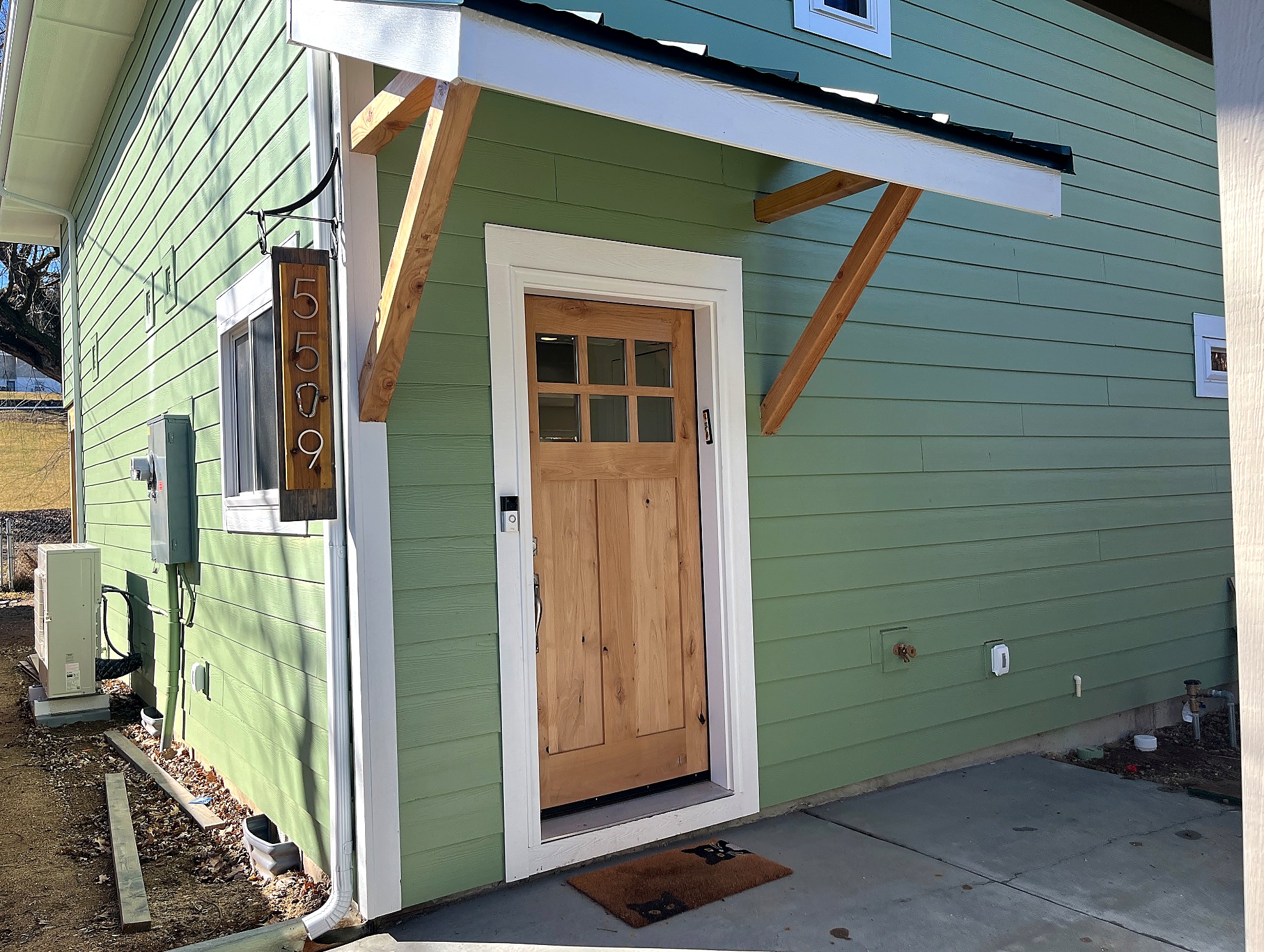 Brookman ADU front entry.