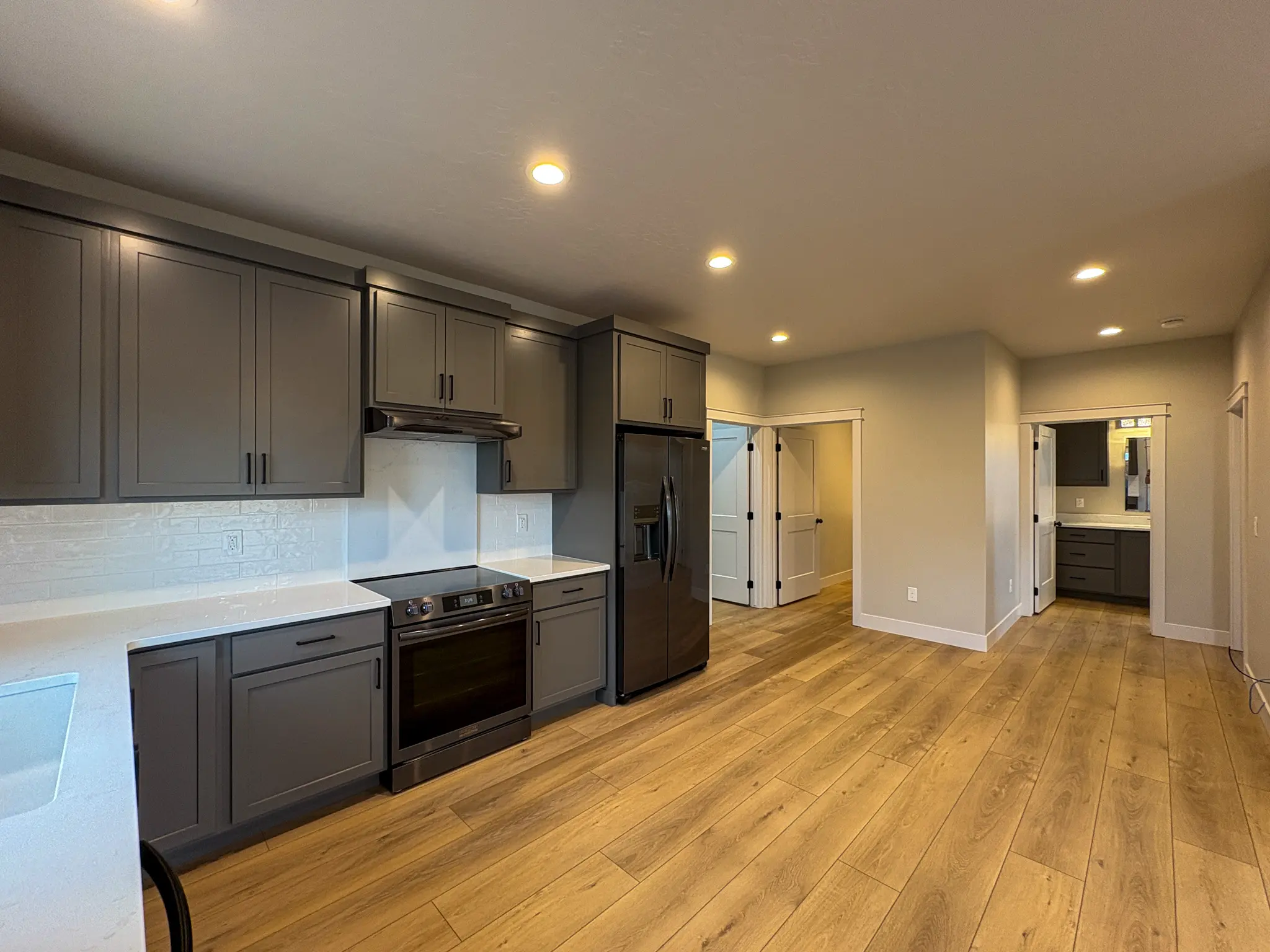 An open main living area.
